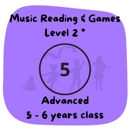 Summer 2024 - Music & Movement - Musicianship & Reading 2 - 5-6yrs