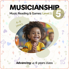 Load image into Gallery viewer, 5. Spring 2025 Apr to Mar - Music Reading &amp; Games Level 1 - 4-6yrs
